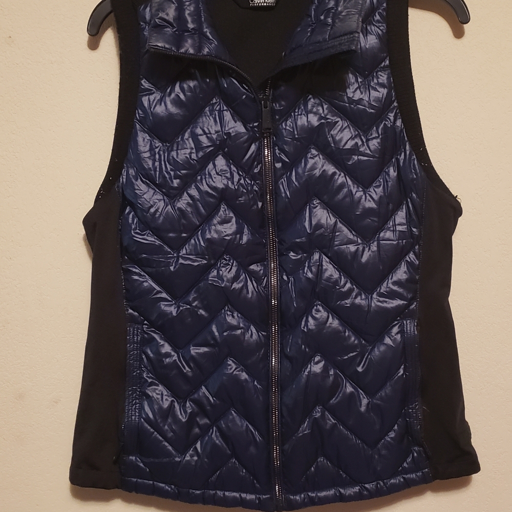 Women's‎ Navy Quilted Vest
